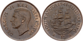 South Africa, 1 Penny 1941, Pretoria
