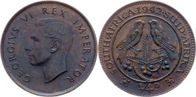 South Africa, 1/4 Penny 1942, Pretoria