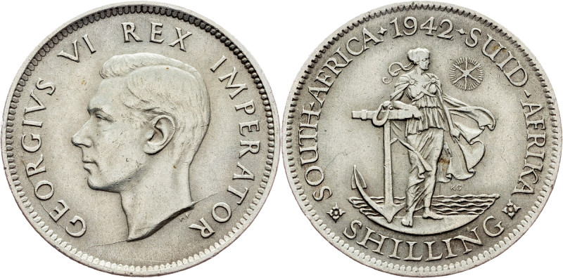 South Africa, 1 Shilling 1942, Pretoria South Africa, George VI., 1 Shilling 194...