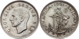 South Africa, 1 Shilling 1951, Pretoria