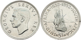 South Africa, 5 Shillings 1952