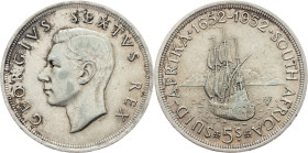South Africa, 5 Shillings 1952