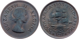 South Africa, 1/2 Penny 1953, Pretoria