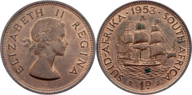 South Africa, 1 Penny 1953, Pretoria
