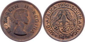 South Africa, 1/4 Penny 1956, Pretoria