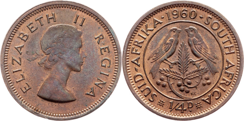 South Africa, 1/4 Penny 1960, Pretoria South Africa, Elizabeth II., 1/4 Penny 19...