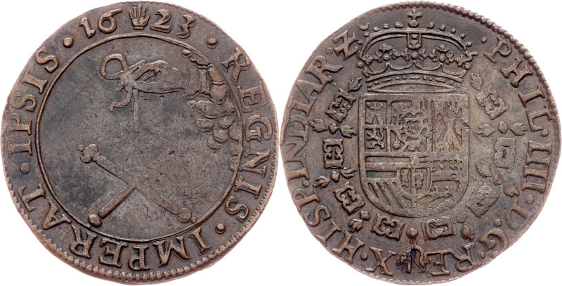 Spanish Netherlands, Jeton 1623 Spanish Netherlands, Jeton 1623, AE, Dugn. 3803;...