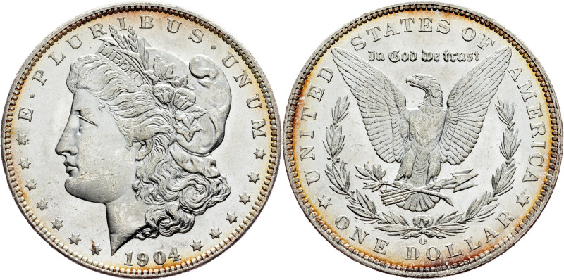 USA, Morgan Dollar 1904, O, New Orleans USA, Federal republic, Morgan Dollar 190...