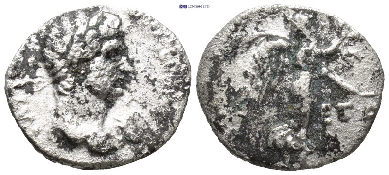 CAPPADOCIA, Caesarea (12mm, 1,5 g) Hadrian (117-138) AR Hemidrachm, Dated RY 6 =...