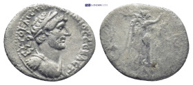 CAPPADOCIA. Caesarea. Hadrian Hemidrachm (1.3 Gr. 16 mm) 
Laureate, draped, cuirassed bust right. 
Rev. Nike advancing right, holding wreath and palm.