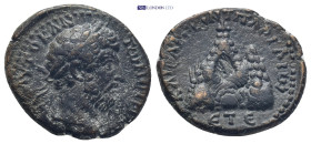 CAPPADOCIA. Caesarea. Marcus Aurelius (161-180). Ae. (21mm, 6.72 g) Obv: AYTOKPA ANTWNEINOC. Laureate head right. Rev: KAICAREWN T Π APΓΑΙW / ET E. Mo...