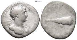 Cappadocia, Caesarea AR Drachm (18mm, 2.4 g) Trajan (98-117 AD) Obv: AYTOKP KAIC NEP TRAIANOC CEB ΓEPM ΔAK, laureate head right Rev: ΔΗΜΑΡΧ ΕΞ YΠATOC,...