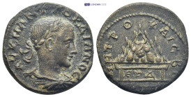 Cappadocia, Caesarea, AE (25mm, 11.4 g) Gordian III (238-244) Issue: Year Δ = 4 (AD 241) Obv: ΑΥ Κ Μ ΑΝΤ ΓΟΡΔΙΑΝΟϹ; laureate, draped and cuirassed bus...