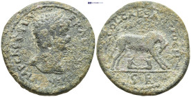 PISIDIA. Antioch. Severus Alexander (222-235). Ae. (34mm, 25.5 g) Obv: IMP CAES SEVER ALEXANDER. Laureate head right. Rev: COL CAES ANTIOCH / S R. She...