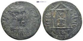 Pontos, Comana. Septimius Severus, 193-211. Bronze circa 205-206, Æ (31mm, 17.0 g). AY K Λ CEΠ CEYOYHPOC Laureate, draped, and cuirassed bust r. Rev. ...