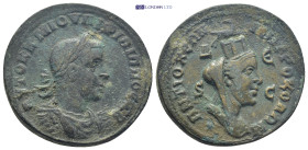 SYRIA, Seleucis and Pieria. Antioch. Philip I. AD 244-249. Æ 8 Assaria (29mm, 16.51 g). Laureate, draped, and cuirassed bust of Philip right / Turrete...