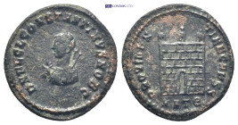 CONSTANTINE II, as Caesar. 317-337 AD. Æ Follis (19mm - 2.3 g). Heraclea mint. Struck 317 AD. D N FL CL CONSTANTINVS NOB C, laureate and mantled bust ...