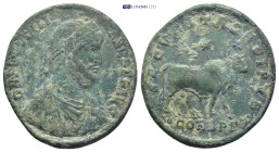 Julian II AD 360-363. Constantinople Double Maiorina Æ (27mm, 8,63 g) DN FL CL IVLIANVS PF AVG, pearl-diademed, draped and cuirassed bust right / SECV...