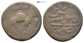 CIVIC COPPER: AE falus (8.74g), Iravan, AH1133, A-3236, dromedary camel right. (22mm, 8.81g)