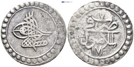 Ottoman Empire TURKEY: Mustafa III, 1757-1774, AR 20 para (30mm, 7.5 g), Islambul, also with the accession date 1171,