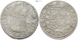 Brandenburg. Georg Wilhelm, AD 1619-1640. AR, 1/4 Thaler. (29mm, 6.2 g).
Obv: GEORG WILHELM V G G M Z BRAND. George Wilhem to the right, holding scept...