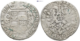 GERMANY, Oldenberg (Herzogtum). Anton Günther. Duke, 1603-1667. AR 28 Gulden (38mm, 19,3 g). In the name of Holy Roman Emperor Ferdinand III. Jever mi...