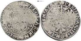GERMANY, Oldenberg (Herzogtum). Anton Günther. Duke, 1603-1667. AR 28 Gulden (39mm, 19,4 g). In the name of Holy Roman Emperor Ferdinand III. Jever mi...