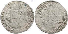 GERMANY, Oldenberg (Herzogtum). Anton Günther. Duke, 1603-1667. AR 28 Gulden (39mm, 19,4 g). In the name of Holy Roman Emperor Ferdinand III. Jever mi...