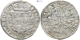 GERMANY, Oldenberg (Herzogtum). Anton Günther. Duke, 1603-1667. AR 28 Gulden (39mm, 19,6 g). In the name of Holy Roman Emperor Ferdinand III. Jever mi...