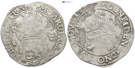 Netherlands. Holland. Leeuwendaalder or Lion Daalder. 1606-1701 AD. AR, Daalder. (41mm, 27.2 g). Westfriesland. Obv: MO ARG PRO CON FOE BELG WESTF. Ar...