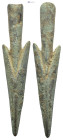 Bronze Roman arrow head. (61mm, 11.83 g)