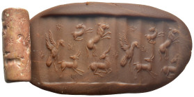 Mesopotamia, Hanigalbad 1400--1200 BC Jasper Stone. (39mm, 16,15 g)