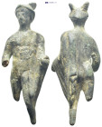 Roman Bronze statuette 1st-2nd century AD. (55.8 Gr. 69mm.) SOLD AS SEEN, NO RETURN!