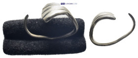 Silver ear ring. (18mm, 1.4 g)