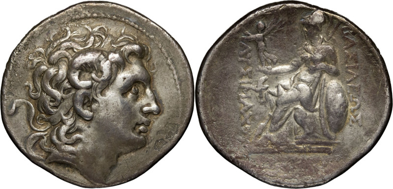 GRÈCE ANTIQUE - GREEK
Thrace (royaume de), Lysimaque (323-281 av. J.-C.). Tétrad...