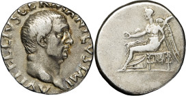 EMPIRE ROMAIN - ROMAN
Vitellius (69). Denier ND (69), Rome.
RIC.71 ; Argent - 3,27 g - 18 mm - 7 h
Proviendrait de la vente sur offres Poindessault, 4...