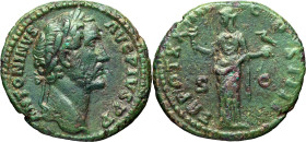 EMPIRE ROMAIN - ROMAN
Antonin le Pieux (138-161). As ND (160-161), Rome.
RIC.1051 ; Bronze - 9,48 g - 25 mm - 6 h
TB-TTB.