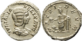 EMPIRE ROMAIN - ROMAN
Julia Domna (193-211). Denier ND (211-217), Rome.
RIC.382 ; Argent - 3,26 g - 18,5 mm - 12 h
SUP.