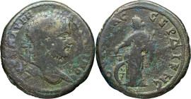 EMPIRE ROMAIN - ROMAN
Caracalla (198-217), Thrace. Tetrassarion ND (212-217), Serdica.
Varbanov 2422 ; Bronze - 17,75 g - 31 mm - 1 h
Avec une étiquet...