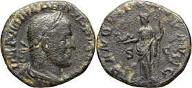 EMPIRE ROMAIN - ROMAN
Philippe Ier (244-249). Sesterce ND (248), Rome.
RIC.156 ; Bronze - 12,50 g - 24,5 mm - 7 h
Avec une étiquette de Münzhandlung A...