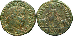 EMPIRE ROMAIN - ROMAN
Philippe Ier (244-249), Moésie supérieure. Bronze An 6 (244-245), Viminacium.
Varbanov 135 ; Bronze - 17,63 g - 29 mm - 7 h
TB....