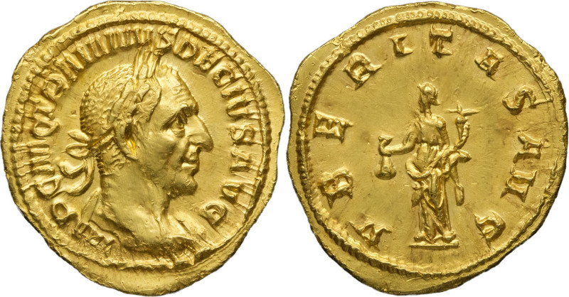 EMPIRE ROMAIN - ROMAN
Trajan Dèce (249-251). Aureus ND (249-251), Rome.
RIC.IV, ...