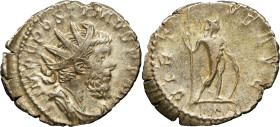 EMPIRE ROMAIN - ROMAN
Postume (260-269). Antoninien ND (262-263), Trèves.
RIC.93 ; Billon - 3,50 g - 20 mm - 8 h
Avec une étiquette de Münzhandlung At...