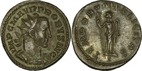 EMPIRE ROMAIN - ROMAN
Probus (276-282). Antoninien ND (début 277), Lyon.
RIC.52 - Bastien 176 ; Billon - 4,01 g - 21 mm - 6 h
Provient du trésor de Gu...