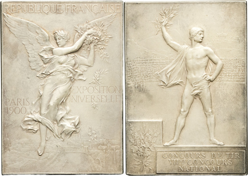 FRANCE - FRANCE
IIIe République (1870-1940). Médaille, plaque, Exposition Univer...