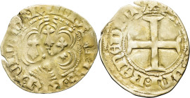 FRANCE / FÉODALES - FRANCE / FEUDAL
Bretagne, Jean V (1399-1442). Blanc ND, R, Rennes.
Jez.333b - Dy.283 ; Argent - 2,33 g - 26 mm - 4 h
TB.