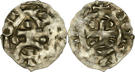 FRANCE / FÉODALES - FRANCE / FEUDAL
Normandie (duché de), Guillaume le Conquérant (1037-1087). Denier, au nom de Guillaume le Roux (?) ND.
Legros 337 ...