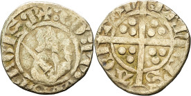 FRANCE / FÉODALES - FRANCE / FEUDAL
Aquitaine, Édouard IV, le Prince Noir (1362-1372). Esterlin ND, B, Bordeaux.
Elias 188 ; Argent - 0,79 g - 17 mm -...