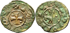 FRANCE / FÉODALES - FRANCE / FEUDAL
Saint-Gilles (comté de), Alphonse Jourdain (1112-1148). Pite ND.
Dy.1583 ; Billon - 0,38 g - 11,5 mm - 6 h
Très ra...