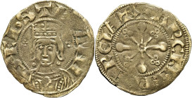 FRANCE / FÉODALES - FRANCE / FEUDAL
Arles (archevêché d’), Anonymes (fin du XIIIe siècle). Denier, imitation de Clermont ND, Arles.
Dy.1735 ; Argent -...